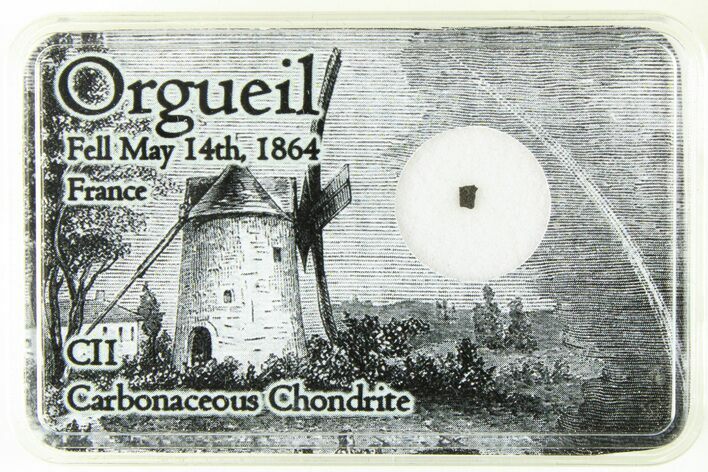 Orgueil Meteorite Fragment - Witnessed Fall #285459